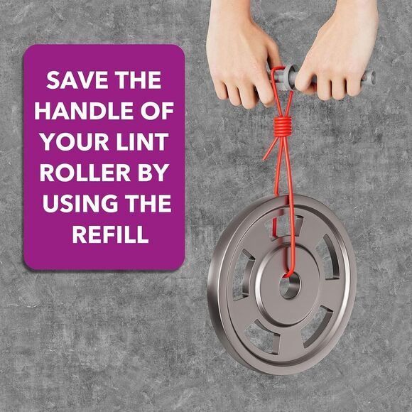 Lint Rollers for Pet Hair Extra Sticky, 555 Sheets Mega Value Set Lint Roller... - Picture 5 of 6